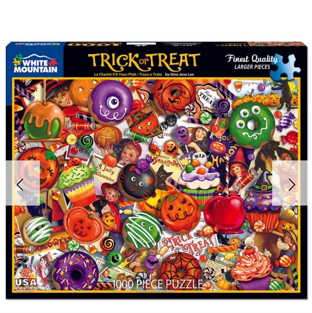 New White Mountain Halloween Puzzle. Never Opened